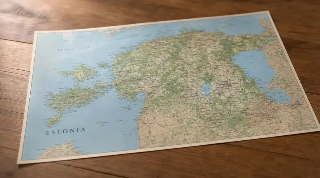 Estonia Mapa